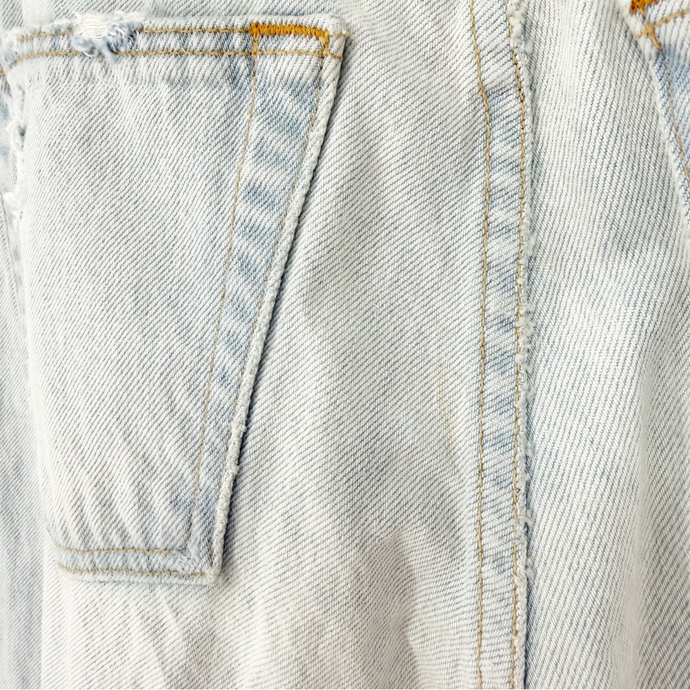 SLVRLAKE London Ankle Straight Leg Distressed Jeans 26 Blue‎ - Picture 6 of 8